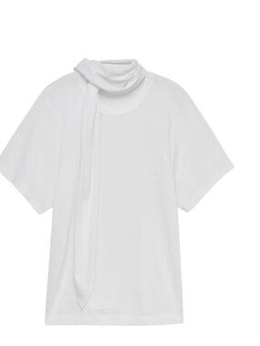 NWT BITE Studios neck-tie short-sleeve T-shirt